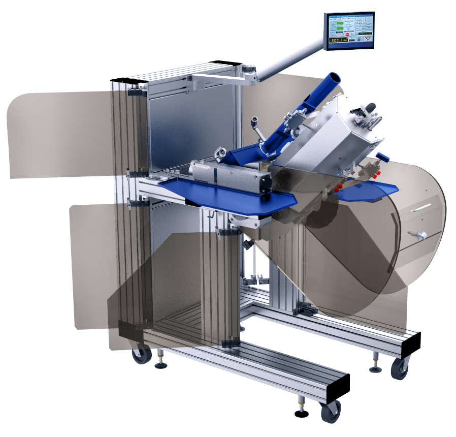 Exemple Pompe double :  1500 bars / 500 cm3 / 150°C